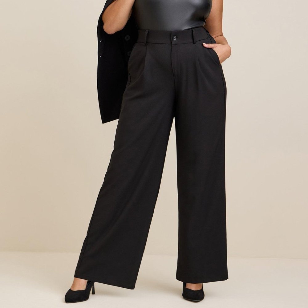 Torrid Wide Leg Work Pant